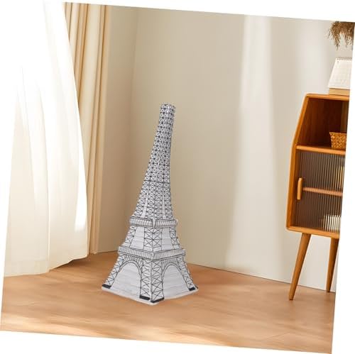 Eiffel Tower Paper Lantern White Hanging Accent Decorative - Image 6