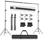 EMART 7.9x10FT Backdrop Stand Adjustable Back Drop Stand for Party Wedding by EMART