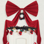 Wavwavw Giant Bow Big Wall Decor, Red, Polyester, Weeding by Wavwavw