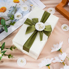 Qilery 200 Pcs Baby's Breath Wax Seal Stickers, Dry Floral Envelope Stamp - Image 6