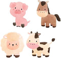 Honoson 4 Pcs Large 24" x 32" Farm Animal Cardboard Cutouts Party Decor by Honoson