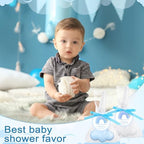 Demissle 40Sets White Blue Cloud Shaped Soaps Baby Shower Favors for Guests - Image 5