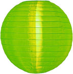 PaperLanternStore.com 10 Inch Apple Green Nylon Lantern (10 PACK) by Quasimoon