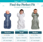 Love to Dream Swaddle Up, Baby Sleep Sack | 1.0 TOG, 8-13 lbs, Dusty Blue - Image 3