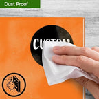 Personalized Business Logo Stickers - Ideal for Weddings, Birthdays, Favors & More. Waterproof, Fade & Heat Resistant. Pack of 100. (Custom Text, 4 Inch) - Image 6