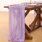 Cheesecloth Table Runner Fall Boho Wedding Birthday Party Home Decor - Image 4