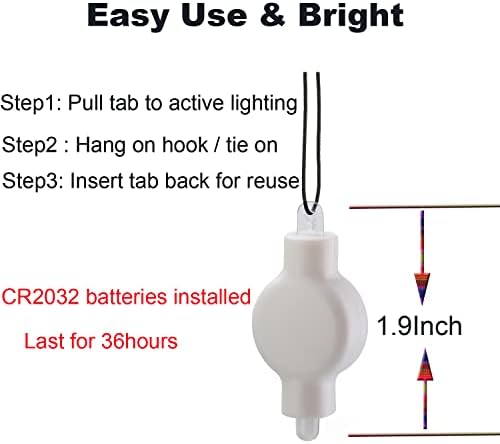 30 Pack Paper Lantern Lights ,Battery Operated, Warm White,Last 36 Hours - Image 2