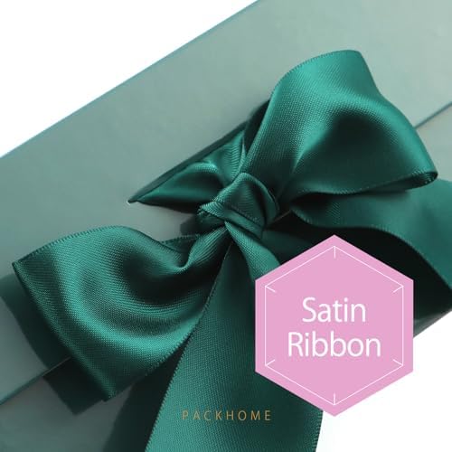PACKHOME 3 Extra Large Green Gift Boxes Ribbon Magnetic Lids 17x14.5x5.5in - Image 4