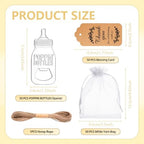 50 Pcs Silver Poppin Bottle Opener Baby Shower Favors for Guest - Image 2