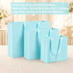 Catlovecorn 20 Pack Large Light blue Gift Bags, 16.5 x 5.5 x 12.6 In - Image 7
