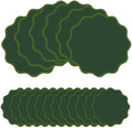 100Pcs Forest Green Thick Paper Placemats, Disposable Waterproof Place Mats by Unknown