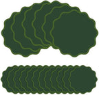 100Pcs Forest Green Thick Paper Placemats, Disposable Waterproof Place Mats by Unknown