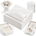 500 Sheets White Tissue Paper Bulk 24 x 36 Inch for Rosh Hashanah Gift Bags by Qilery