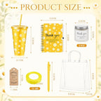 Nuogo 6 Sets New Parent Shower Prizes, Yellow Color, Daisy Style - Image 2