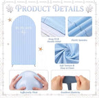 7.2ft Sea You Soon Arch Backdrop Cover - Image 3