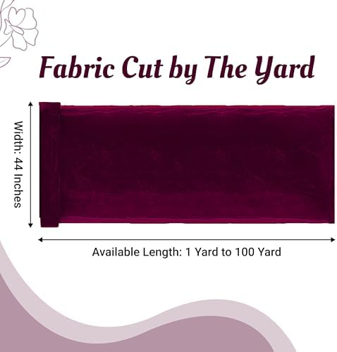 30 Yard Organza Fabric 44" Wide for Wedding Event Décor - Wine - Image 2