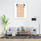 Andaz Press Custom Large Baby Shower Welcome Sign, 16" x 20", Neutral Boho Arch Personalized Canvas Welcome Sign, Signage Gender-Neutral Canvas Sign for Baby Sprinkle, Fall Baby Shower Decorations - Image 3