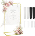 EMART Wedding Welcome Sign Stand 68'' Gold Adjustable Easel Display Stand by EMART