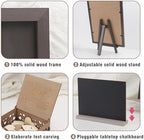 SELEAD Solid Wood Wedding Guest Book Alternative, Drop Top Words Sign Board - Image 7