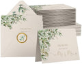 VNS Creations 100 Thick & Sturdy Blank Wedding Thank You Cards 4x6 Inches by VNSCreations