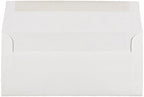 JAM PAPER #10 Business Strathmore Envelopes - 4 1/8 x 9 1/2 - Bright White Laid - 100/Pack - Image 2