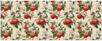 OTVEE 2 Rolls Birthday Wrapping Paper Roll - Apples White Flowers Pattern Design Gift Wrap Perfect for Weddings, Brides, Holidays, Baby Showers - 58 x 22.8 inches - Image 2