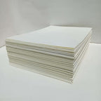 E-Tailor® 5x7 Wedding Invitation Paper, Baby Shower Card Stock Handmade Paper, Cotton Paper, Wedding Paper, Smooth Watercolor Paper, Calligraphy Paper, Rag Paper 300gsm Pack of 50 Blank Card Stock - Image 3