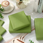 JarThenaAMCS 600 Sheets Sage Green Tissue Paper Green Gift Wrapping Paper Solid Color Decorative Art Tissue for DIY Crafts Birthday Baby Shower Party Home Decor, 14 x 20 Inch - Image 5