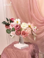 Artificial Flower Box Set Faux Flowers Fake Roses with Stems for DIY - Image 4