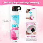Large Gender Reveal Fire Extinguisher Set for Newborn Baby, 4Pcs Pink Gender Reveal Smoke Bombs, Biodegradable Color Blaster for Cool Gender Reveal Ideas, Confetti Power Cannon Shooter Party Supplies - Image 3
