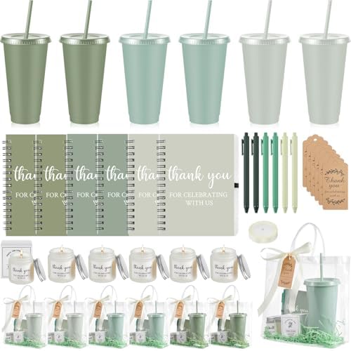Nuogo 6 Sets New Parent Shower Prizes, Gradient Green, Classic Style by Nuogo