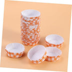 200Pcs round Paper Cupcake Wrappers, Heat Resistant Oil Proof Baking Cups - Image 4