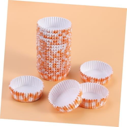 200Pcs round Paper Cupcake Wrappers, Heat Resistant Oil Proof Baking Cups - Image 4