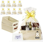 DECOMOMO Gift Baskets Empty, Small Baskets for Gifts 8 Pack by DECOMOMO