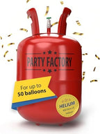 Party Factory Disposable Helium Tank for Balloons – Fills Up to 50 Standard 9-Inch Latex Balloons – Portable Balloon Helium Tank for Parties, Birthdays & Celebrations by PartyFactory