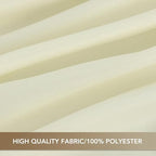 sancua Beige Tablecloths Rectangle, 8 Pack Table Cloth for 8 Foot Tables - Image 6