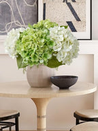 ZYTUYO 2PCS White & 2PCS Green Fake Hydrangea Real Touch 20" Latex Artificial Hydrangea Flowers with Long Stems for Outdoor Indoor Spring Home Decor Porch Party Wedding Xmas Floral Arrangements - Image 2