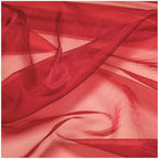 60 Yard Organza Fabric 44" Wide for Wedding Event Décor - Red - Image 5