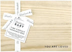 Stephan Baby Keepsake Box Pine Wood Memory Storage Case for Time Capsule Notes Gift 7" x 10", You are Loved by StephanBaby