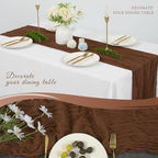 20 Pack Cheesecloth Table Runner 17 x 108 Inch, Brown - Image 5