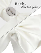 Detachable Coquette Satin Big Bow for Dress Cute Decor Bowknot - Image 5