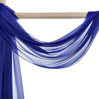 Pack of 40 Yard Chiffon Drapery Fabric, 60" Wide, Multiuse - Royal Blue - Image 6
