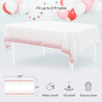 Pack of 11 NWK Cake Stand Set of Cupcake Stand, Tray & Table Cloth (Pink) - Image 6