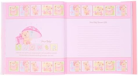 Christian Art Gifts Girl Baby Book of Memories Pink Keepsake Photo Album | Our Baby Girl Memory Book | Baby Book with Bible Verses, The First Year - Image 2