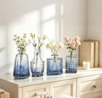 Fixwal 36 Blue Bud Vases Glass Bud Vase Set of 36, Small Vases for Flowers - Image 4