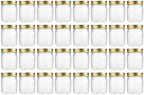 novelinks 8 oz Plastic Mason Jars and Clear Plastic Jars with Lids 8 oz by novelinks
