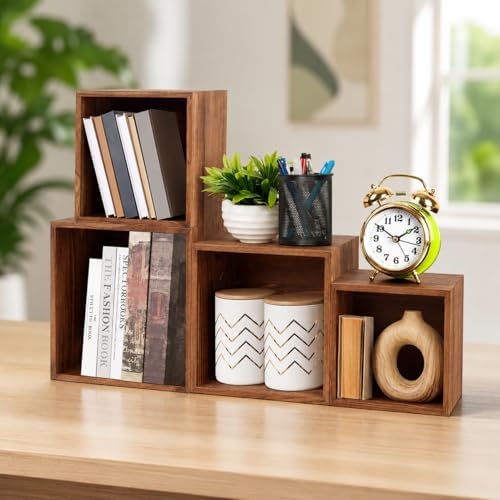 6 Pack Buffet Risers and Stands, Wood Risers for Buffet Table, Party Decor - Image 6