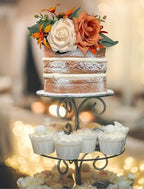 CherishedMoments 3Pcs Pre-Made Cake Flowers,Sunflower Wedding Cake Decor - Image 6