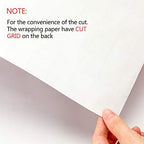 WRAPAHOLIC Peacock Christmas Wrapping Paper Set - Green Peacock Elements Patterns with Metallic Foil Shine Wrapping Paper Bundle with Gift Bow & Ribbon & Tag & Sticker - Image 7