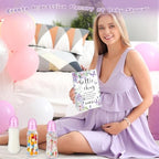 Trelaco 12 Pcs Baby Shower Bottle Chug Game, Butterfly, Purple - Image 5
